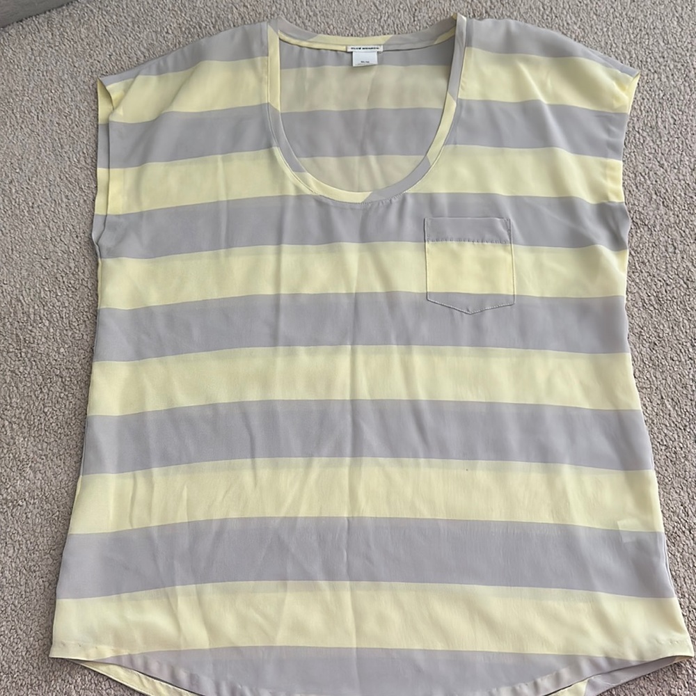 100% silk Club Monaco blouse